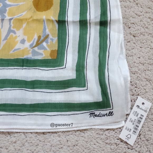 🚫SOLD🚫Madewell Organic Cotton Bandana - Picture 6 of 7
